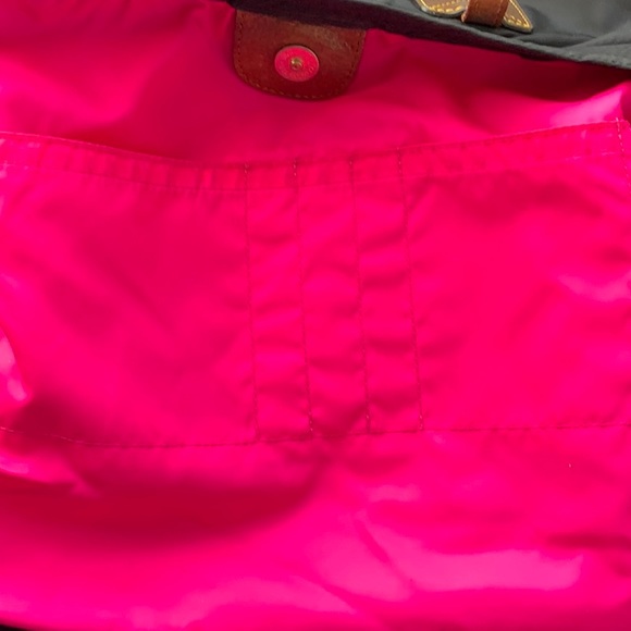 Dooney And Bourke Black All Weather Nylon And Leather Trim Handbag - Picture 7 of 10